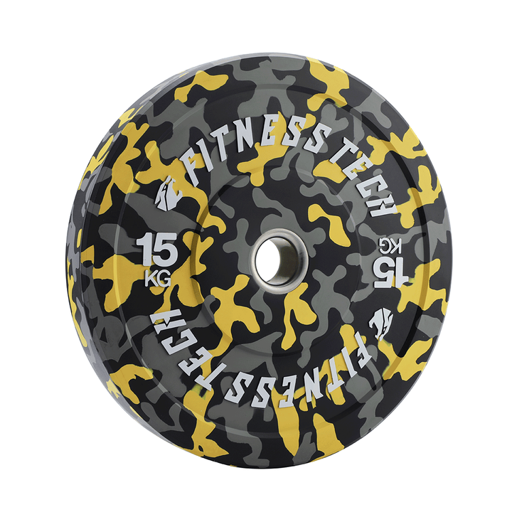 Conjunto de placa amortecedora de disco de 150 kg com manchas de camuflagem de alta resistência