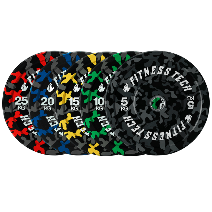 Conjunto de placa amortecedora de disco de 150 kg com manchas de camuflagem de alta resistência