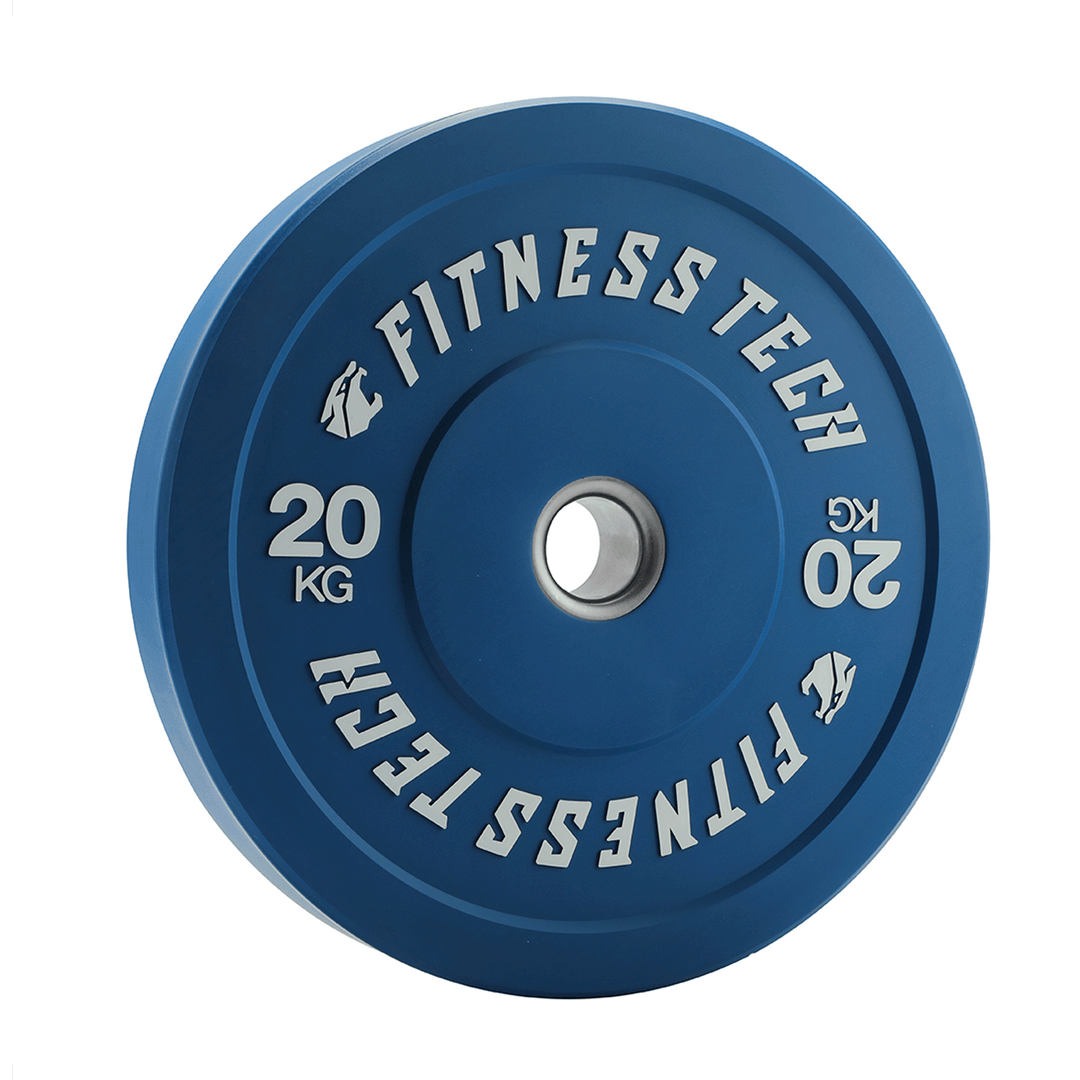 Conjunto discos Bumper plates coloridos de alta resistência de 150 kg