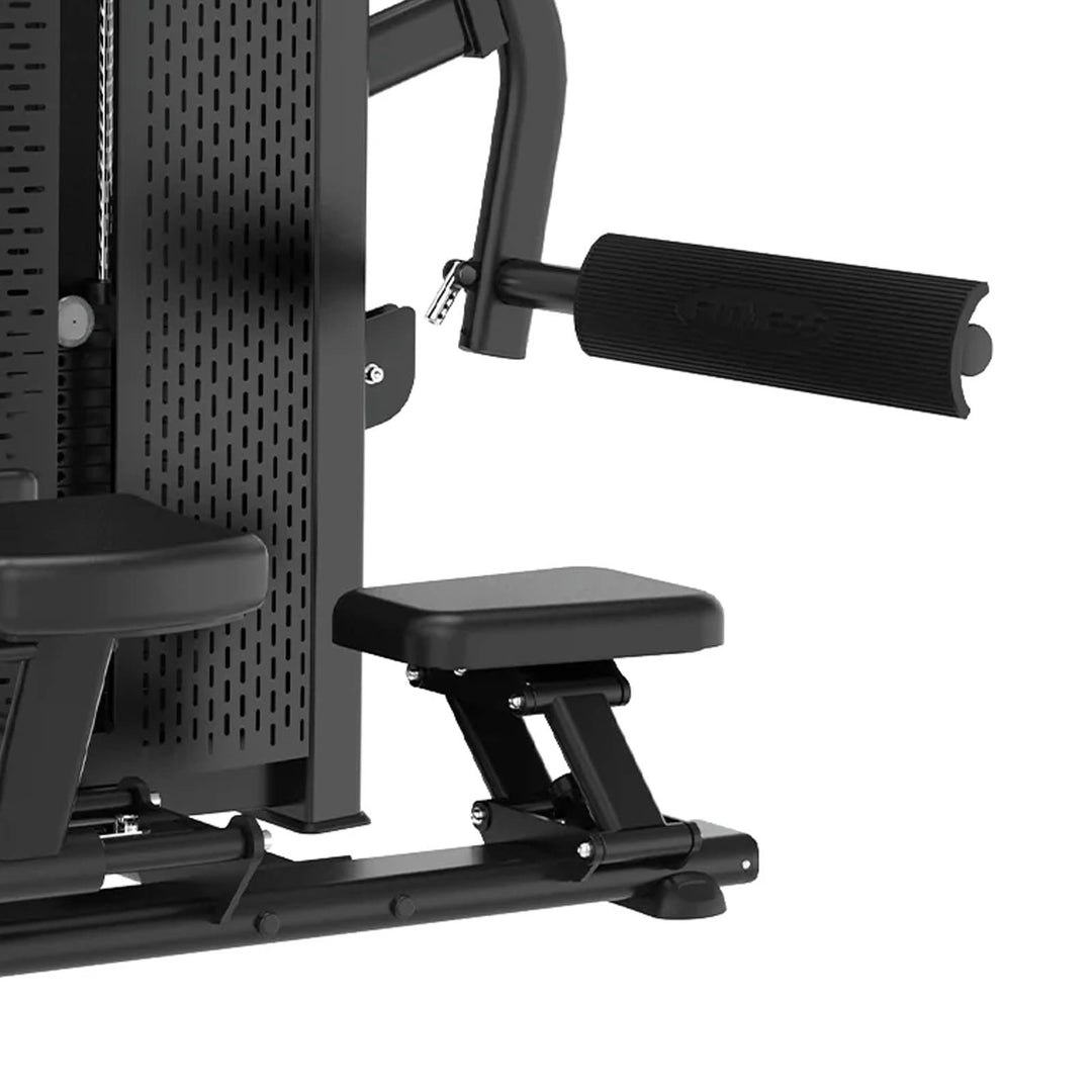 Máquina selectorizada | Patada de glúteo - Detalle Empuje