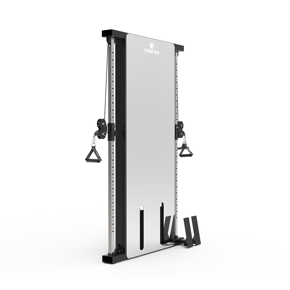 Cruce de Poleas en Máquina (Efecto Espejo) - Diagonal Derecha 2