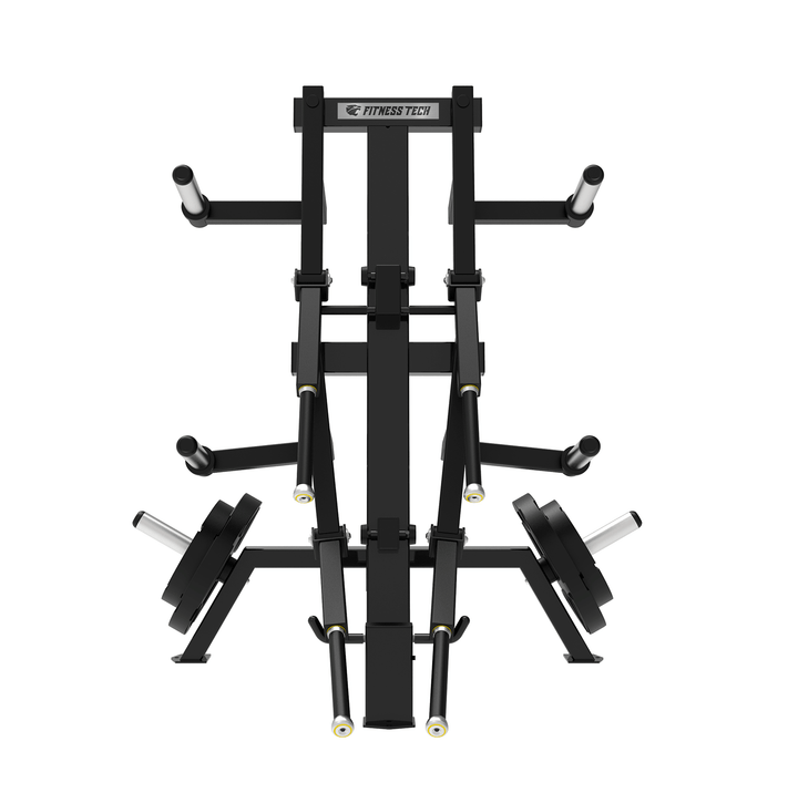 Máquina de Fly Lateral em Pé/Pressão de Ombro com Alavanca