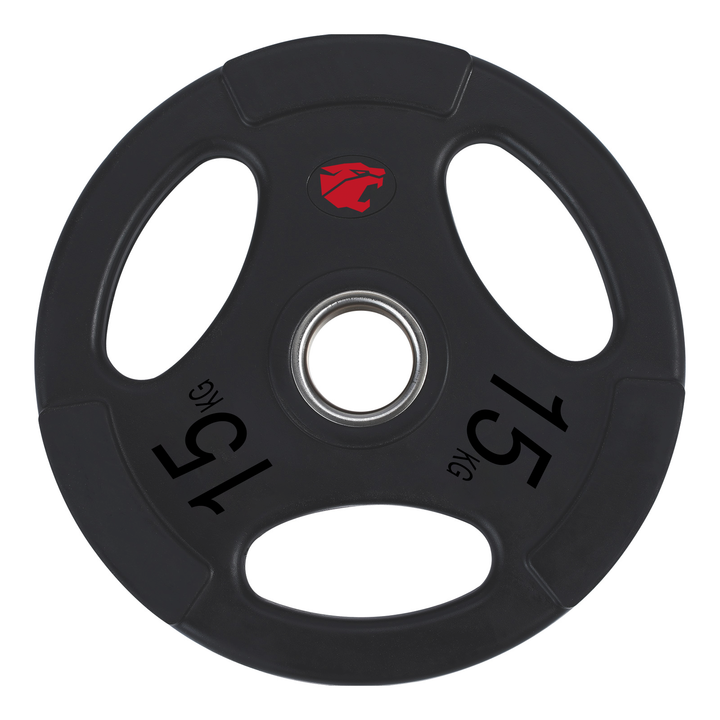 Conjunto Discos de Borracha 105kg 3 Alças 50mm Profissional