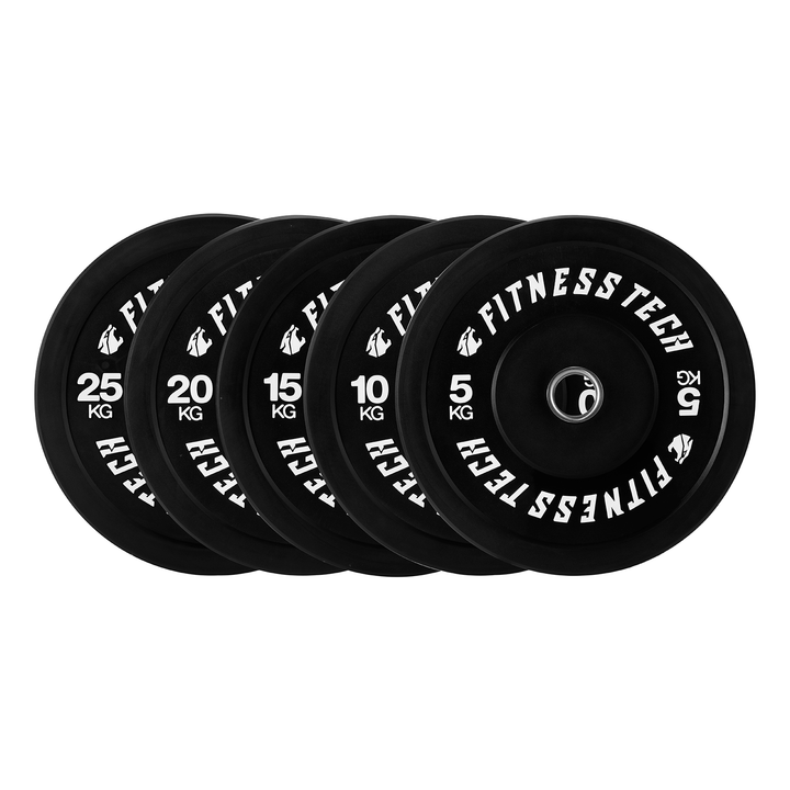 Conjunto disco Bumpler Plate preto 150kg Alta Resistencia
