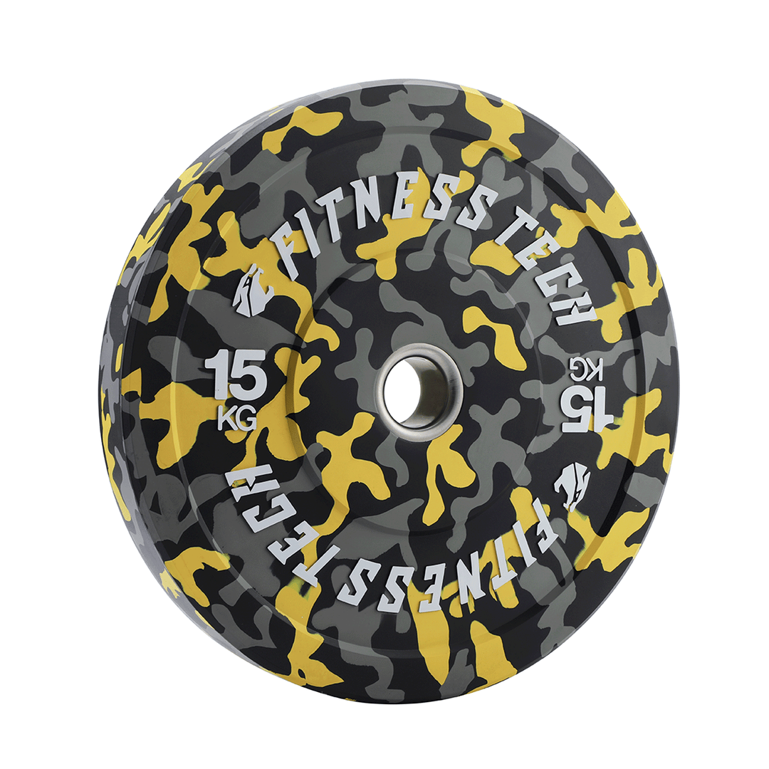 Conjunto de placa amortecedora de disco de 150 kg com manchas de camuflagem de alta resistência