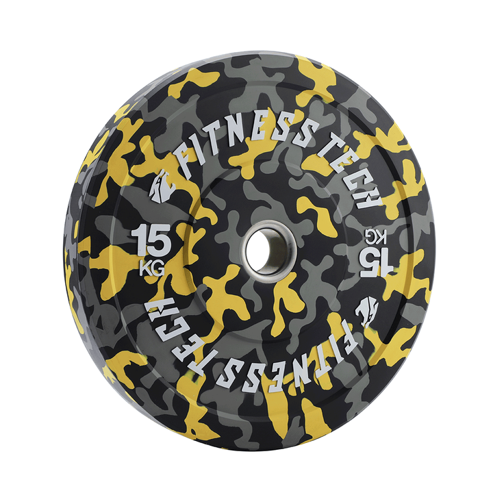 Conjunto de placa amortecedora de disco de 150 kg com manchas de camuflagem de alta resistência