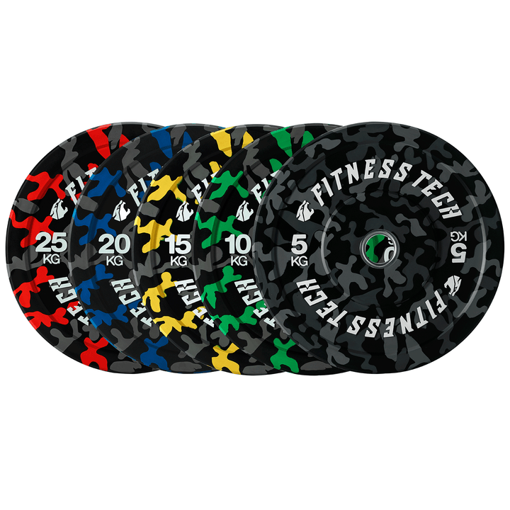 Conjunto de placa amortecedora de disco de 150 kg com manchas de camuflagem de alta resistência
