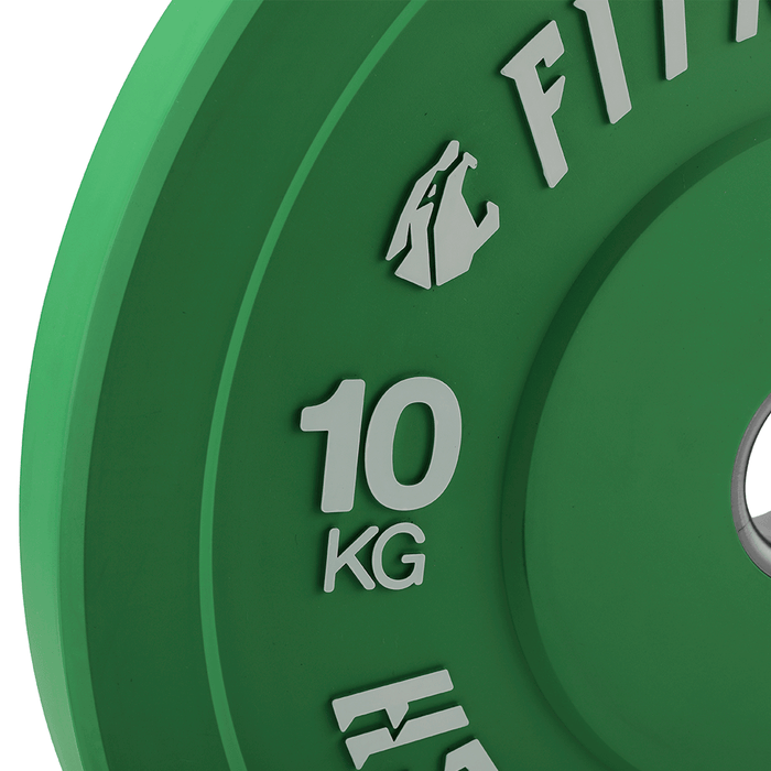 Conjunto discos Bumper plates coloridos de alta resistência de 150 kg