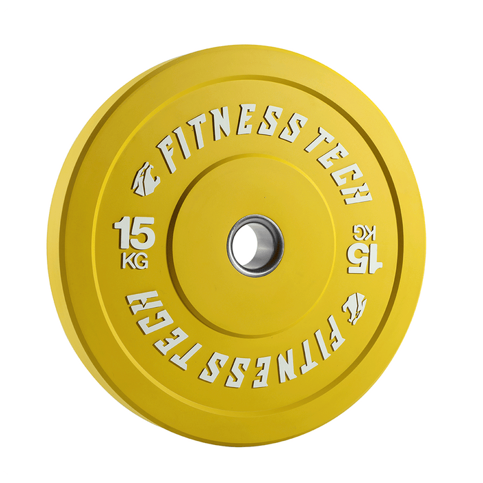 Conjunto discos Bumper plates coloridos de alta resistência de 150 kg