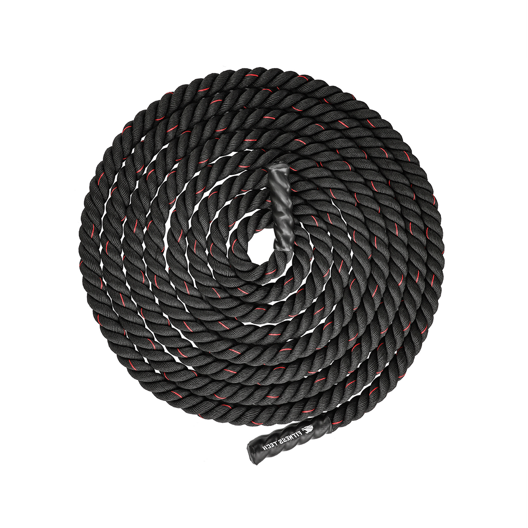 Cuerca de combate rojo y negro | Fitness Tech