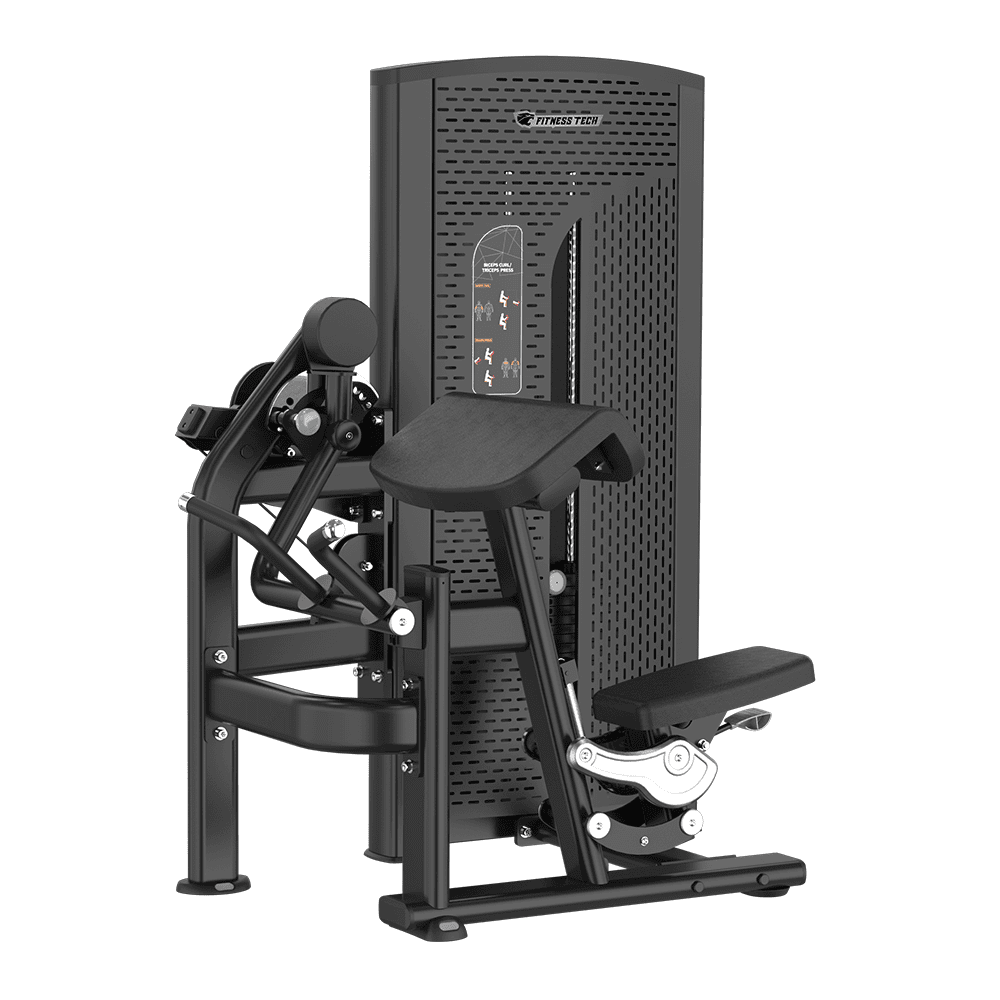 Curl de Bíceps y Extensión de Tríceps | Máquina selectorizada dual - Pro Series