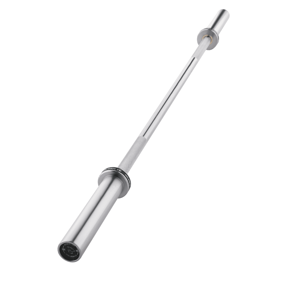 Barra Olímpica de Musculación 1.2m | 50mm - 2 Rodamientos - Cruzada