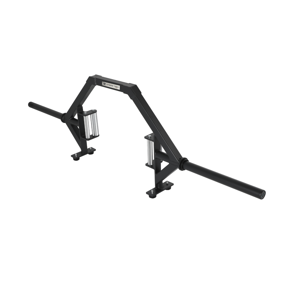 Barra Olímpica Hexagonal Abierta | Negro Mate 50mm (450kg) - Lateral