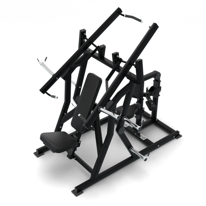 Press Banca Inclinado y Jalón Dorsal | Máquina de Palanca Dual - Pro Series