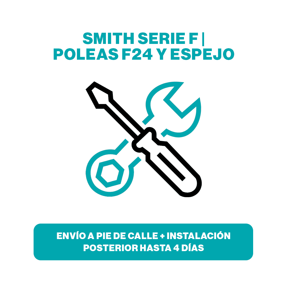 (MULTIPOWER SERIE F | POLEA F24 y ESPEJO) Entrega a pie de calle + instalación posterior hasta 4 días