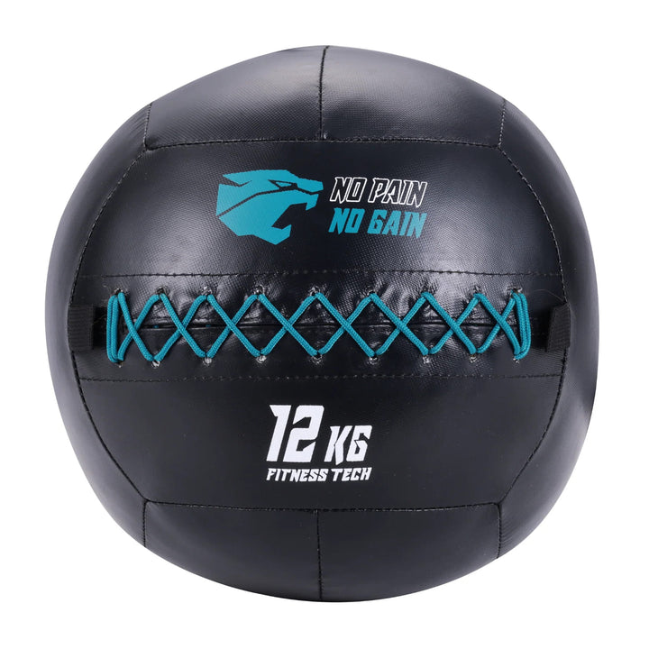 Conjunto 5 Wall Balls (3–14 kg) + Suporte