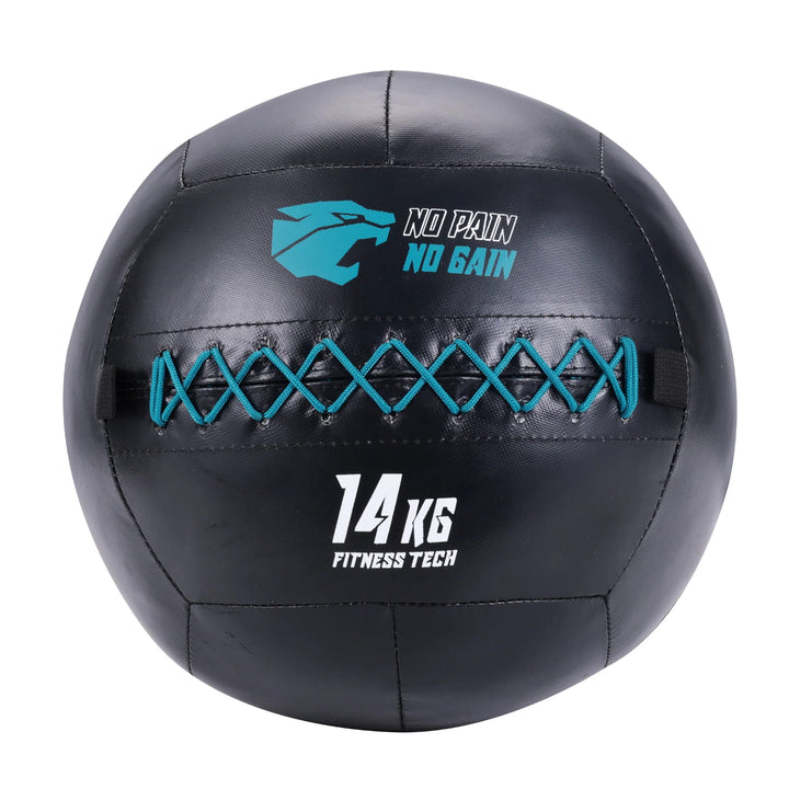 Conjunto 5 Wall Balls (3–14 kg) + Suporte