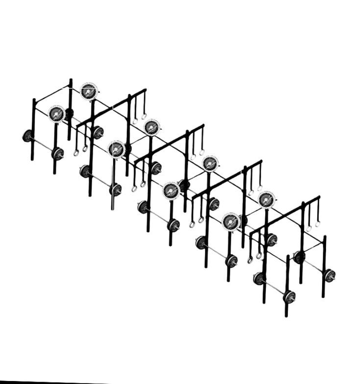 Estructura Central 10 puestos Cross training - Fitness Tech