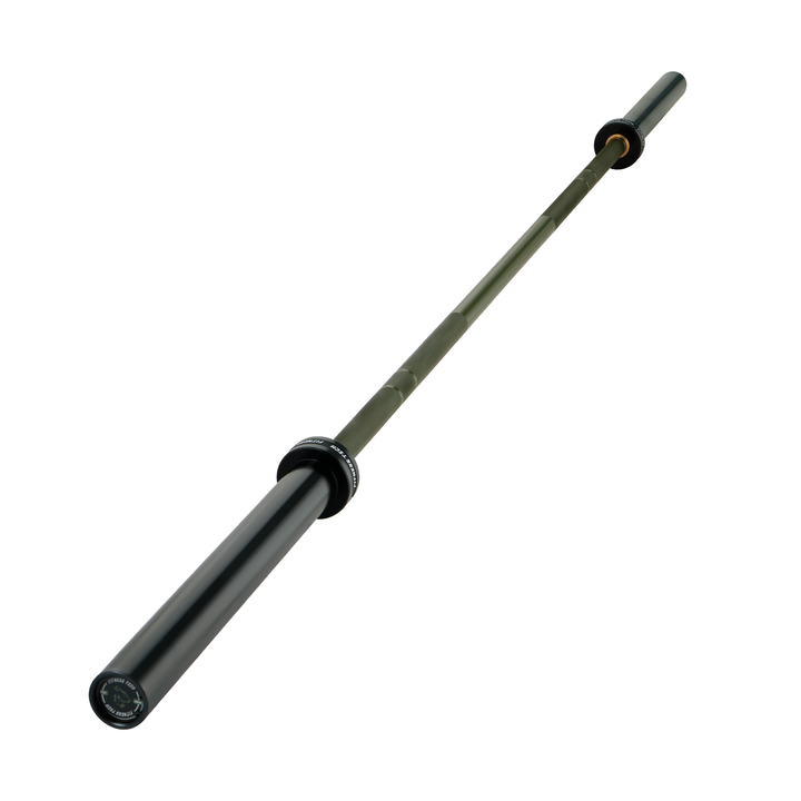 Barra olímpica verde 220 cm x 50 mm 8 rolamentos
