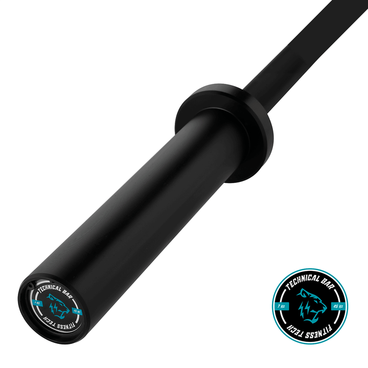 Barra de técnica black 1.8m*50mm 2 rolamentos 22Kg