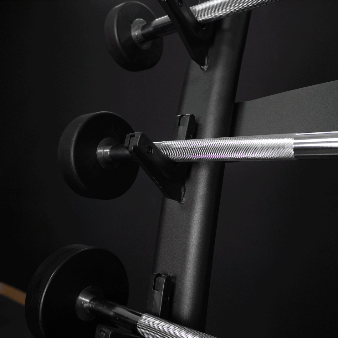 Conjunto de Barras Montadas Retas com Rack | De 10 a 30 kg
