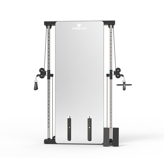 Dupla Polia de Parede com Efeito Espelho (2x100 kg)