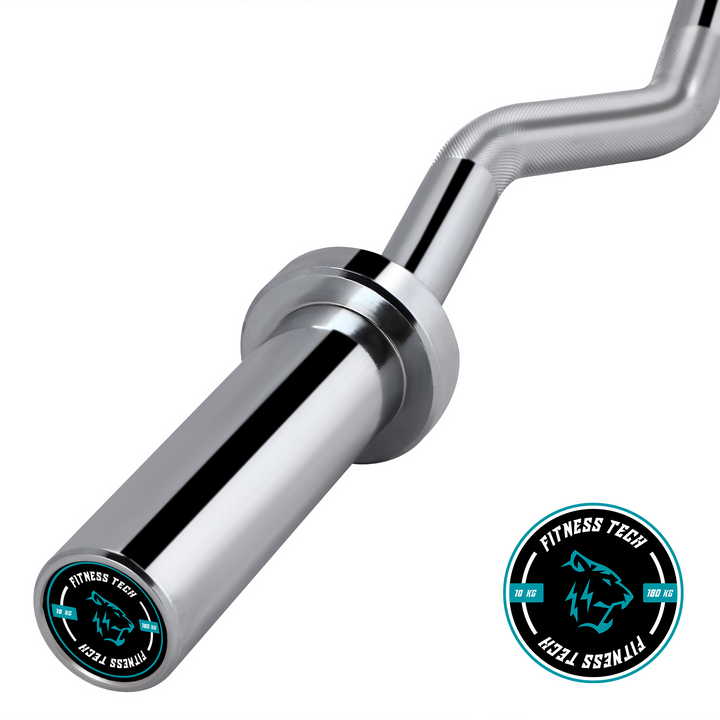 Barra Super Curl Acero 1,2m * 50mm 400LBS / 181KG máx.