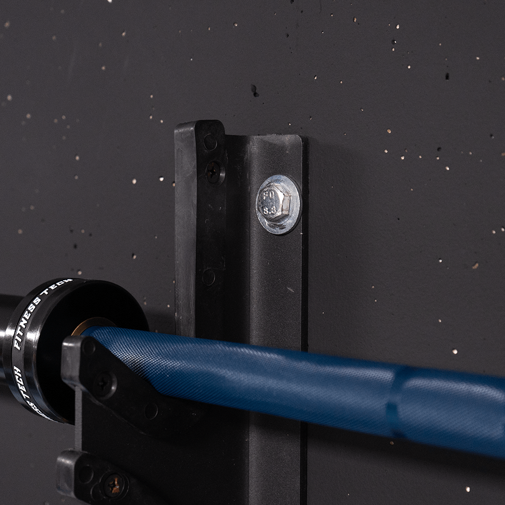 Rack de parede para barras olímpicas