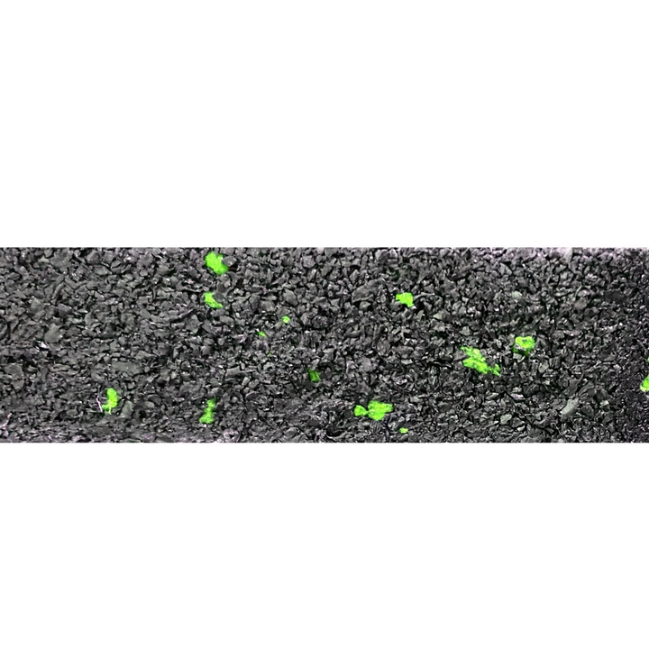 Loseta de Caucho Recta 100x100 cm Verde EPDM - Detalle