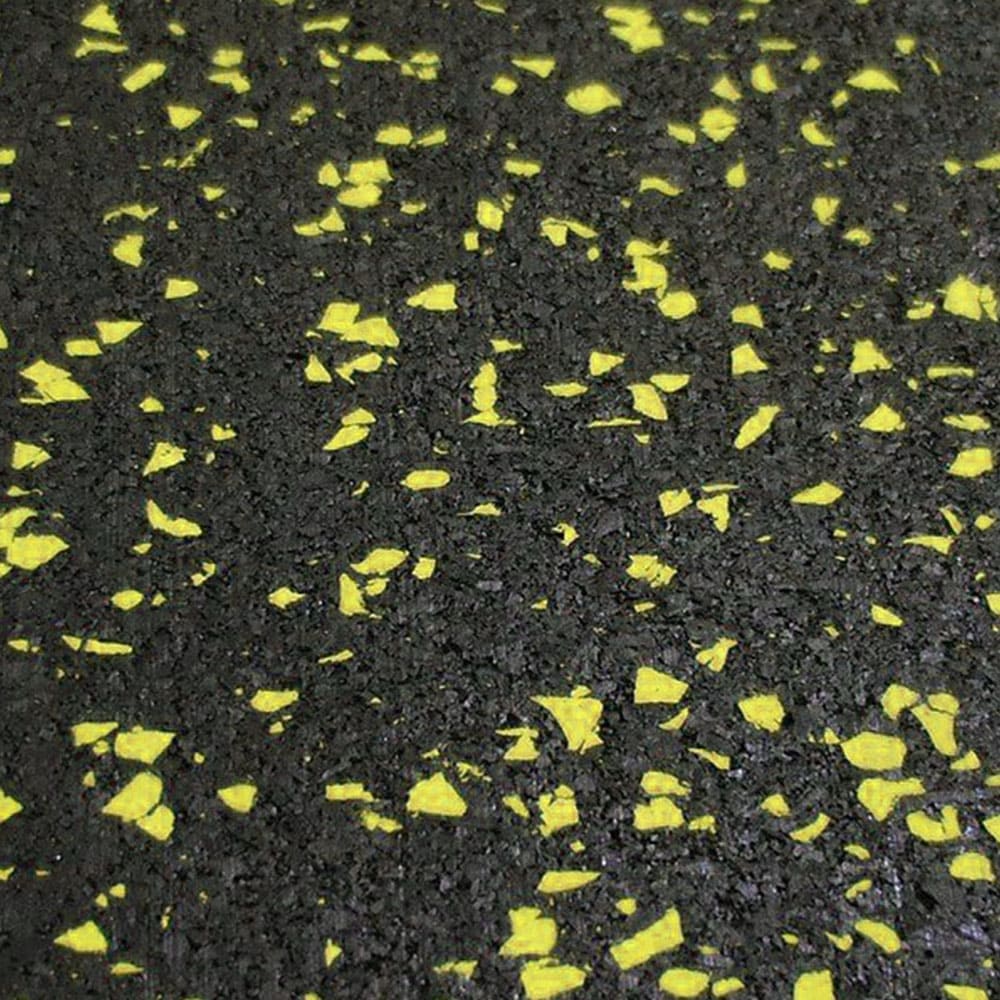 Loseta de Caucho Puzzle 100x100 cm Amarillo EPDM - Zoom