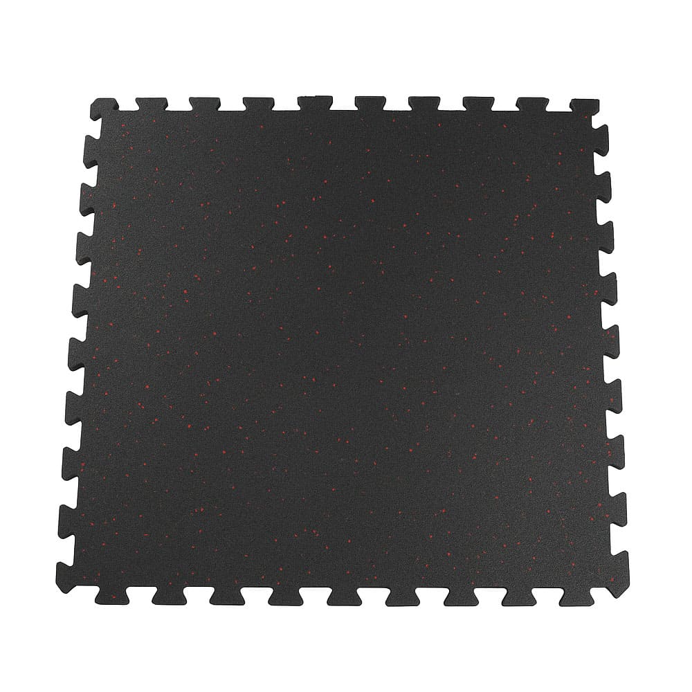 Loseta de Caucho Puzzle 100x100 cm Rojo EPDM - Altura