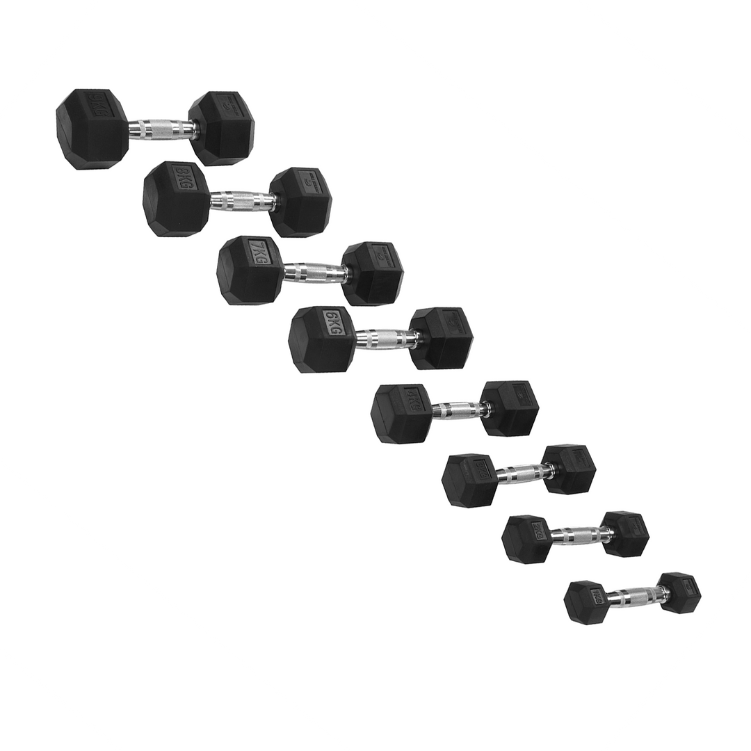 Mancuernas Hexagonais 1-9 Kg / Conjunto 2 unidades
