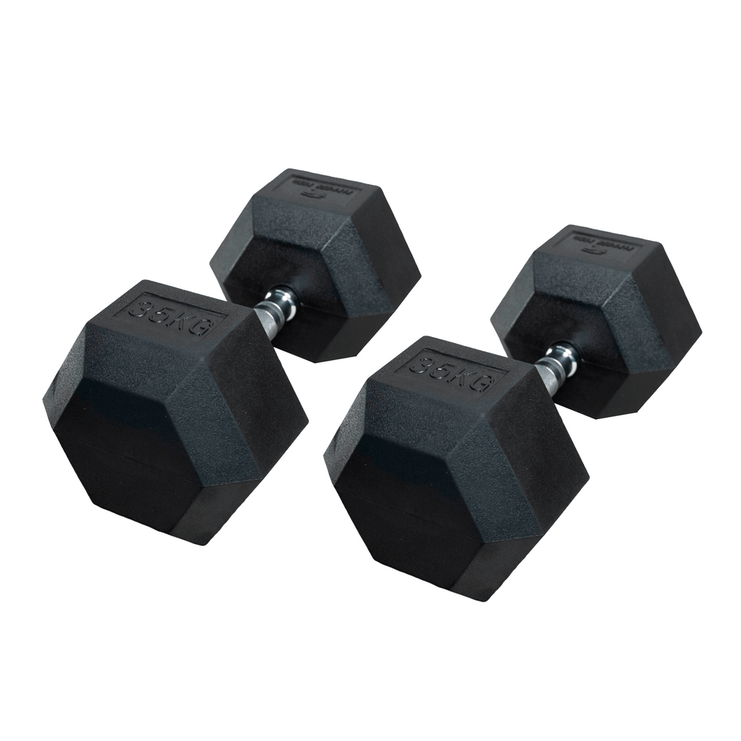 Conjunto de halteres hexagonais 2 unidades