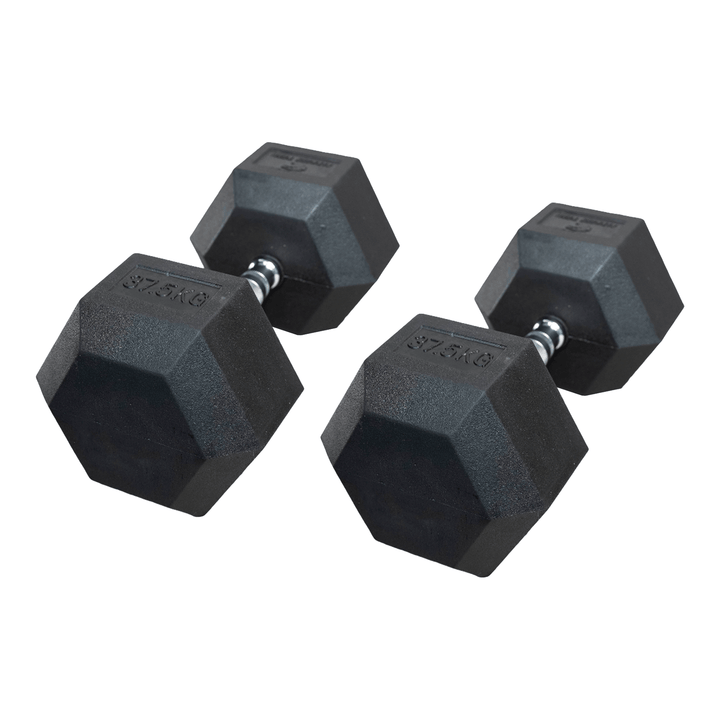 Conjunto de halteres hexagonais 2 unidades