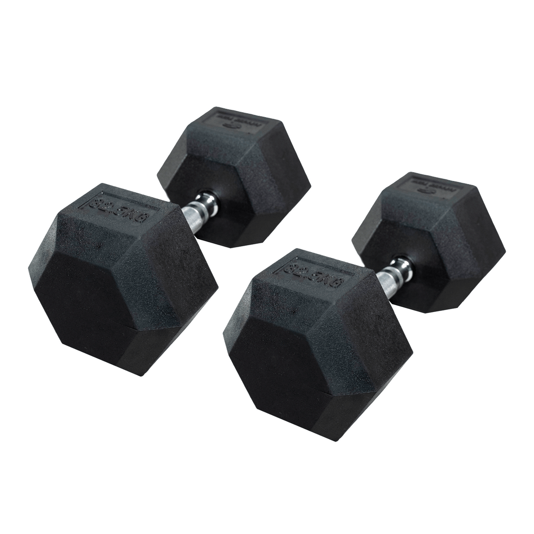 Conjunto de halteres hexagonais 2 unidades