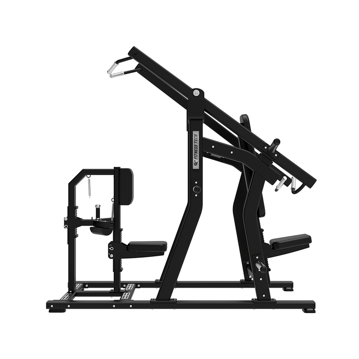 Máquina de alavanca dupla/prensa torácica inclinada e pulldown isolado