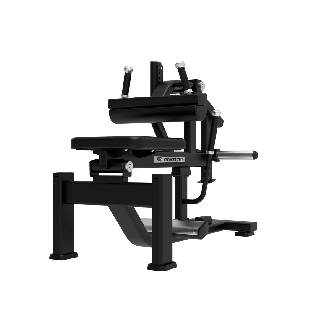 Máquina de alavanca sentada / sóleo gastrocnêmio
