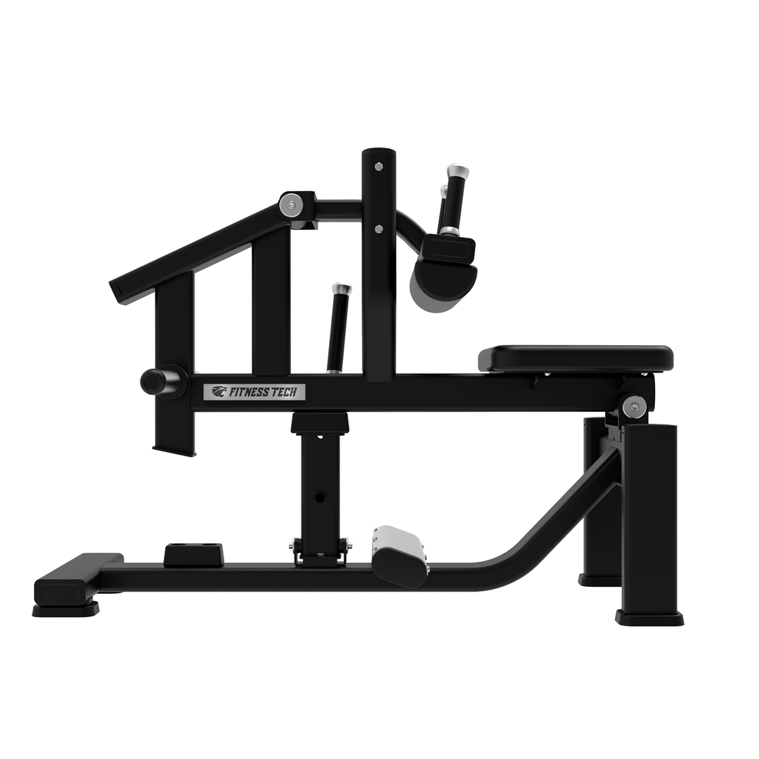 Máquina de alavanca sentada / sóleo gastrocnêmio