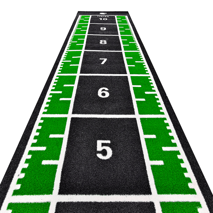 Pista de sprint de relva artificial