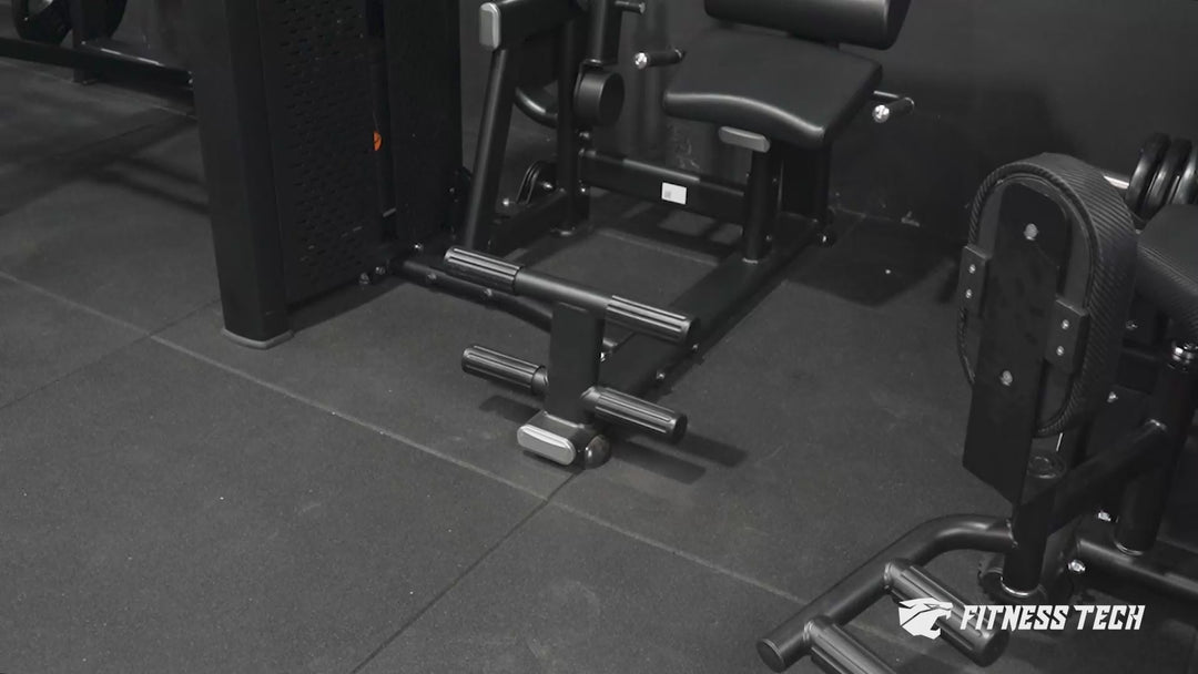Crunch Abdominal e Extensão Lombar | Máquina seletorizada dupla - Pro Series