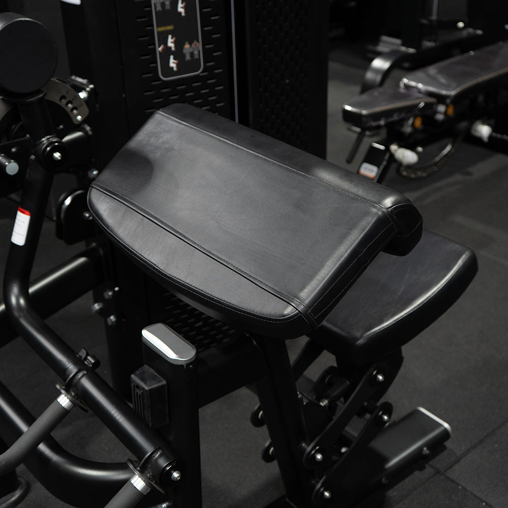 Curl de Bíceps y Extensión de Tríceps | Máquina selectorizada dual - Pro Series