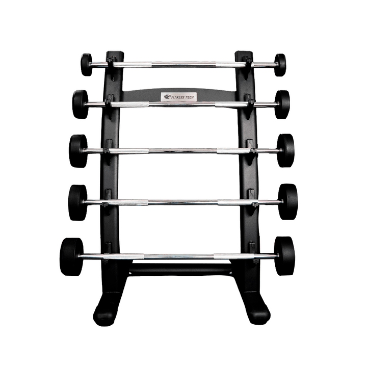 Conjunto de Barras Montadas Retas com Rack | De 10 a 30 kg