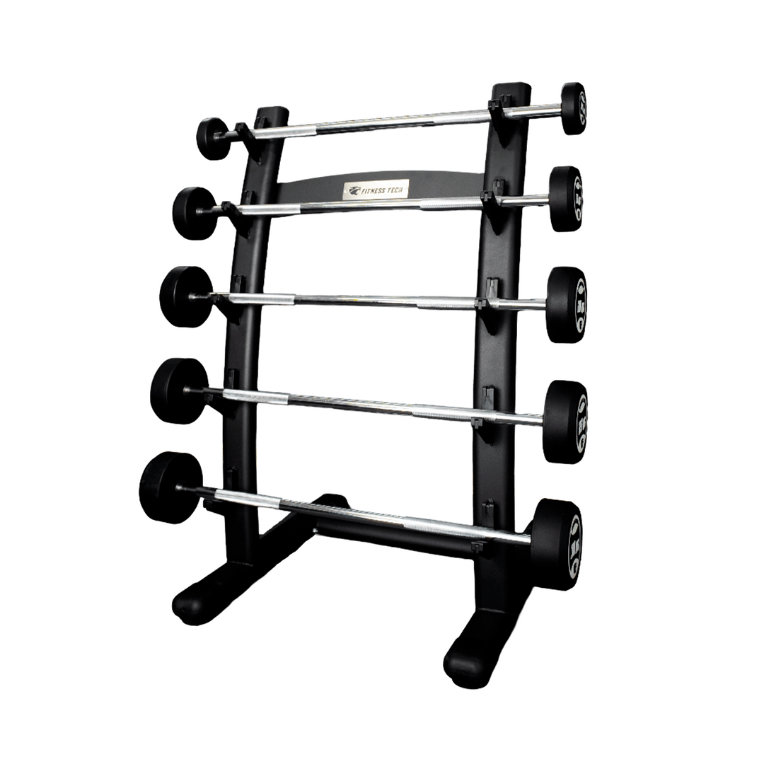 Conjunto de Barras Montadas Retas com Rack | De 10 a 30 kg