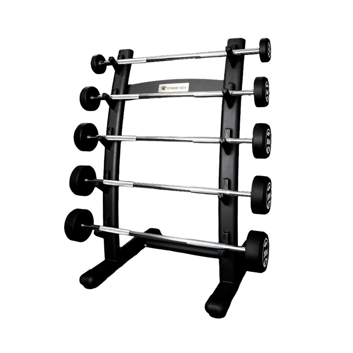 Conjunto de Barras Montadas Retas com Rack | De 10 a 30 kg