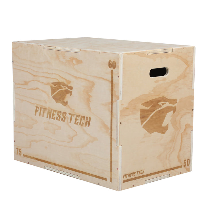 Cajón pliométrico de madera  | Fitness Tech