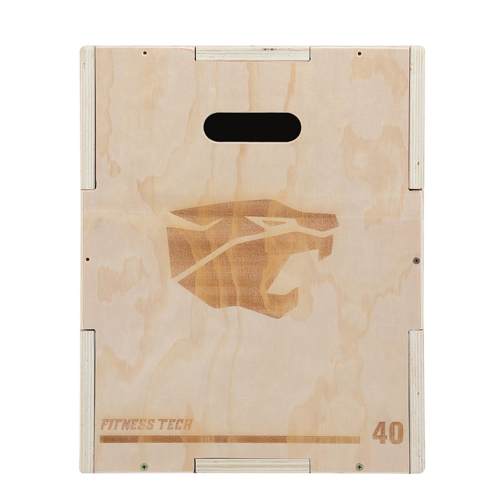 Cajón pliométrico de madera  | Fitness Tech