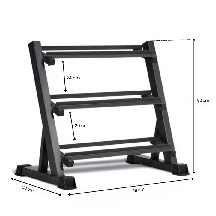Mancuernero 3 alturas | Fitness Tech