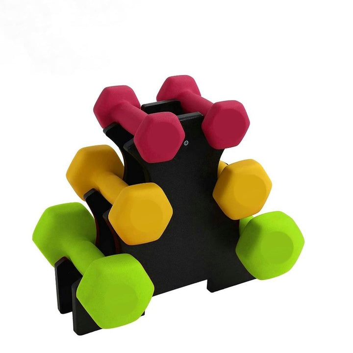 Suporte de haltere de neoprene 3 pares